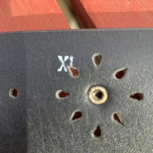 Source Unknown Faux Leather Belt w Filigree Buckle w Faux Crystals XL Brown - Picture 10 of 10